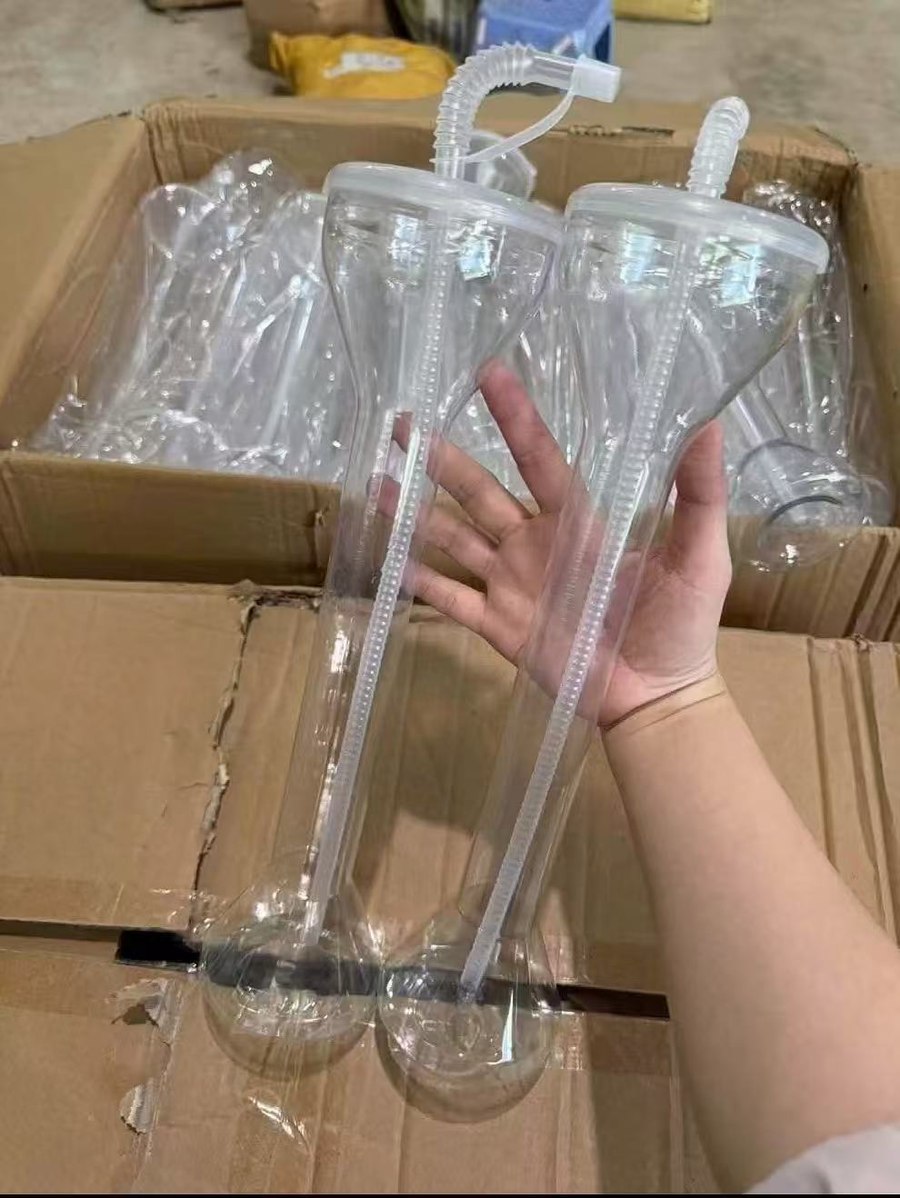 زجاجة شاي الحليب فائقة الطول 38-650ml (45سم)